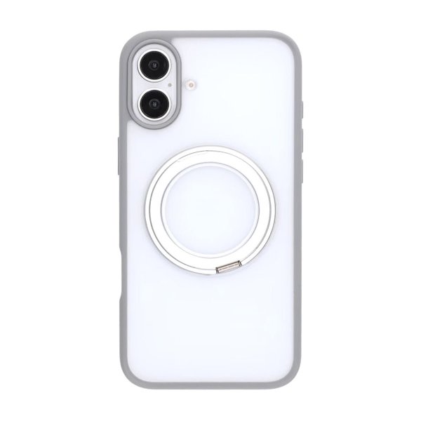 iPhone 16 Plus Cover Roterbart MagSafe Stativ Grå
