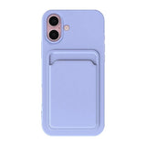 iPhone 16 Plus Cover Kortholder Lilla