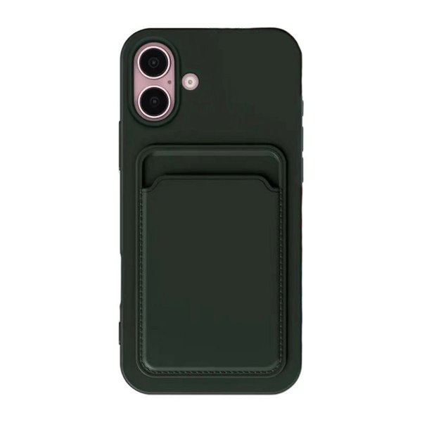 iPhone 16 Plus Cover Pung Grøn