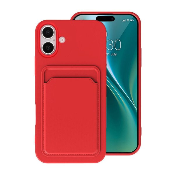 iPhone 16 Plus Cover Pung Rød