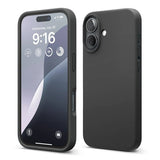 Rvelon iPhone 16 Plus Cover Silikone Sort