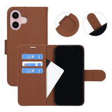 iPhone 16 Plus Cover med Stativ Brun