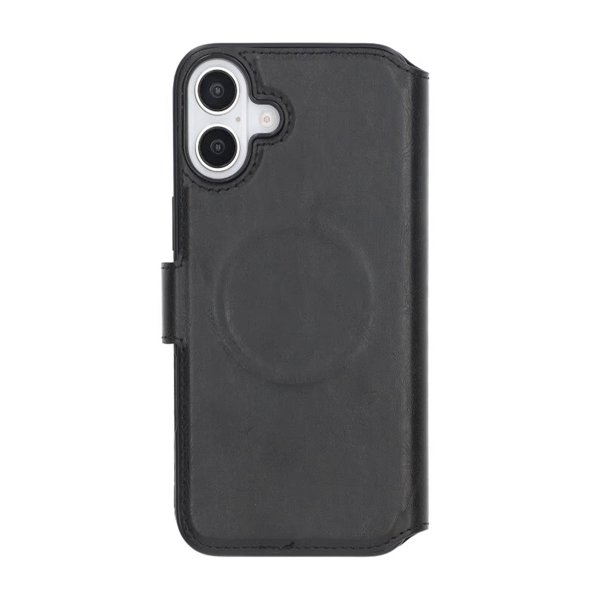 Rvelon iPhone 16 Plus Cover 4 Kortrum MagSafe Sort