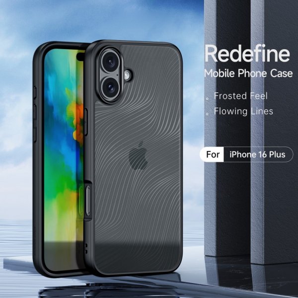 Dux Ducis iPhone 16 Plus Cover Aimo Series Sort
