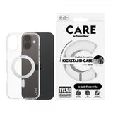 CARE by PanzerGlass iPhone 16 Plus Cover Kickstand MagSafe Sølv