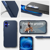 Spigen iPhone 16 Plus Cover Liquid Air Navy Blue