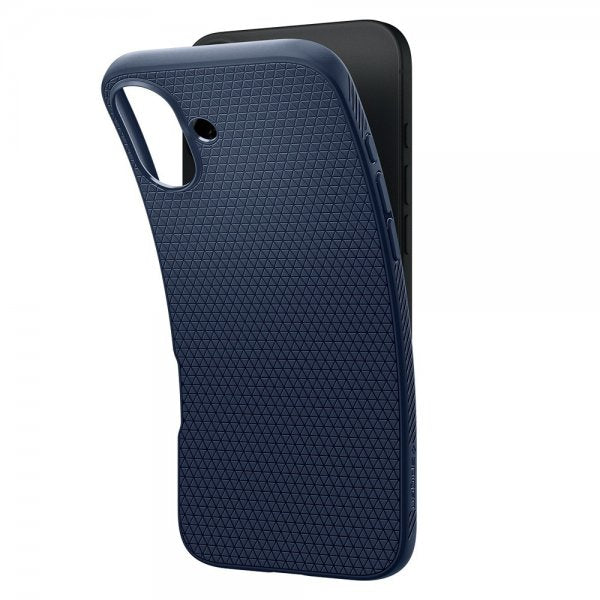 Spigen iPhone 16 Plus Cover Liquid Air Navy Blue