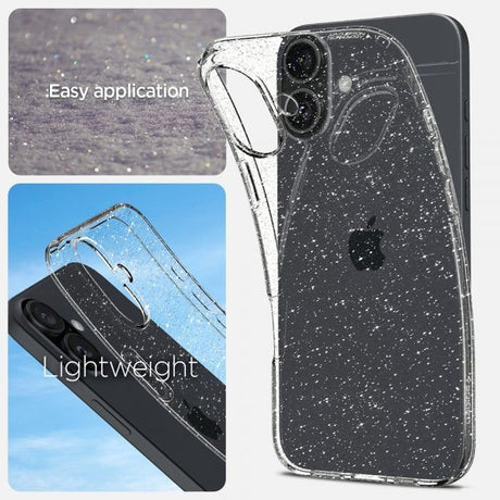 Spigen iPhone 16 Plus Cover Liquid Crystal Glitter Crystal Quartz