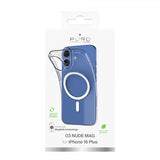 Puro iPhone 16 Plus Cover Nude Mag Transparent