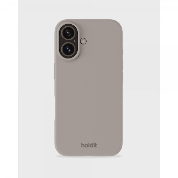 holdit iPhone 16 Plus Cover Silikone Taupe