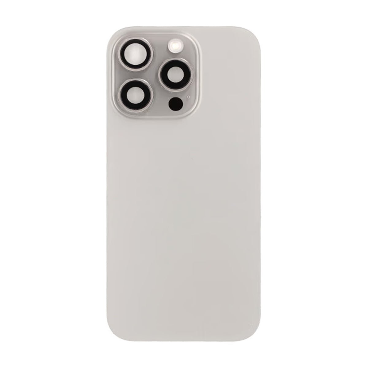 iPhone 16 Pro glasbagside – naturlig titanium
