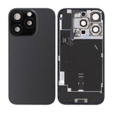 iPhone 16 Pro Glasbagside - Sort