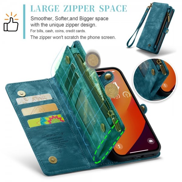 CaseMe iPhone 16 Pro Cover 008 Series Aftagelig Skal Blå