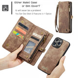 CaseMe iPhone 16 Pro Etui 008 Series Aftageligt Cover Brun