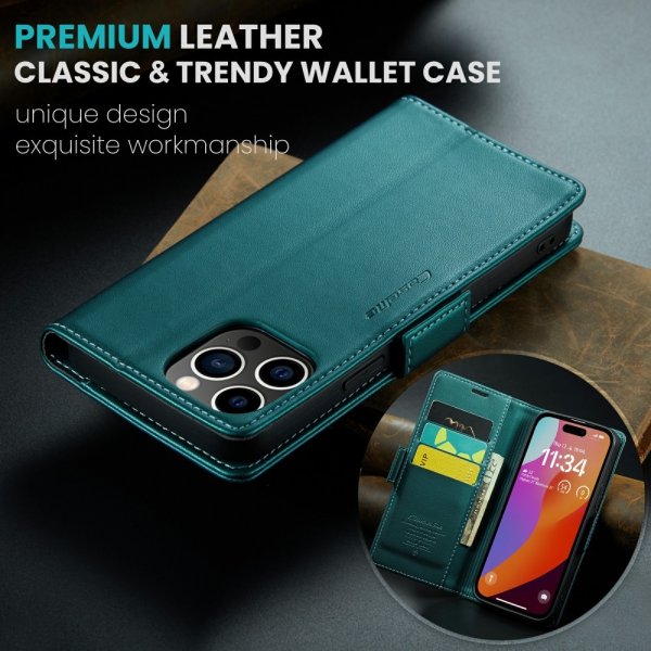 CaseMe iPhone 16 Pro Etui 023 Series Grøn
