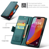 CaseMe iPhone 16 Pro Etui 023 Series Grøn