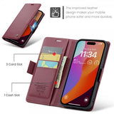CaseMe iPhone 16 Pro Cover 023 Series Rød