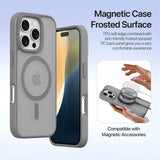 Dux Ducis iPhone 16 Pro Cover 2-i-1 Lawa Series MagSafe Grå