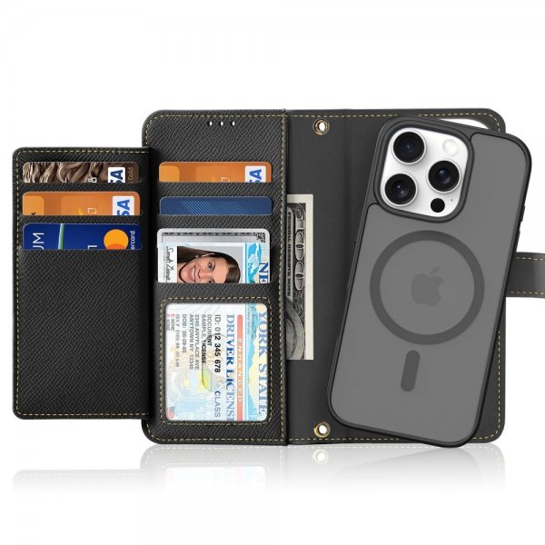 Dux Ducis iPhone 16 Pro Cover 2-i-1 Lawa Series MagSafe Sort