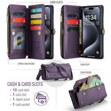 CaseMe iPhone 16 Pro Cover C36 Series Lilla
