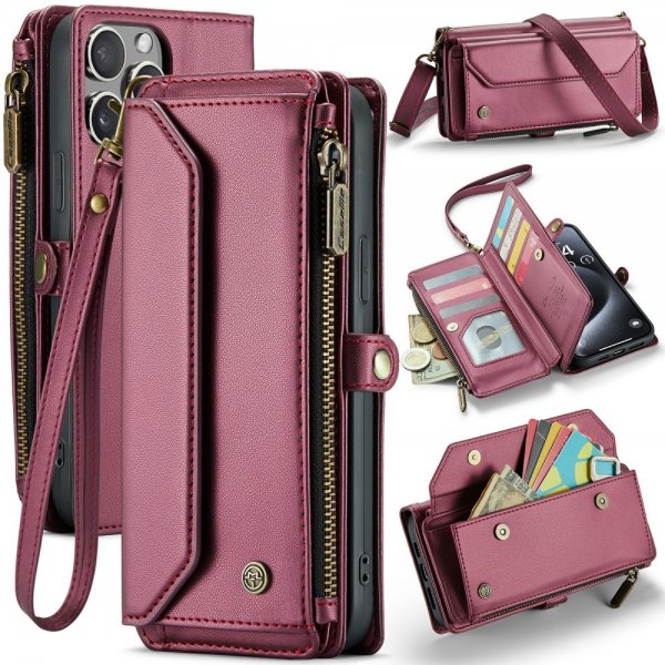CaseMe iPhone 16 Pro Etui C36 Serie Rød