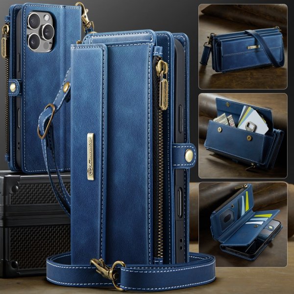 CaseMe iPhone 16 Pro Cover C39 Serie Blå