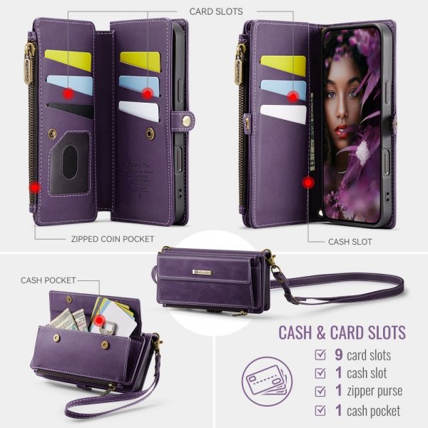 CaseMe iPhone 16 Pro Cover C39 Serie Lilla