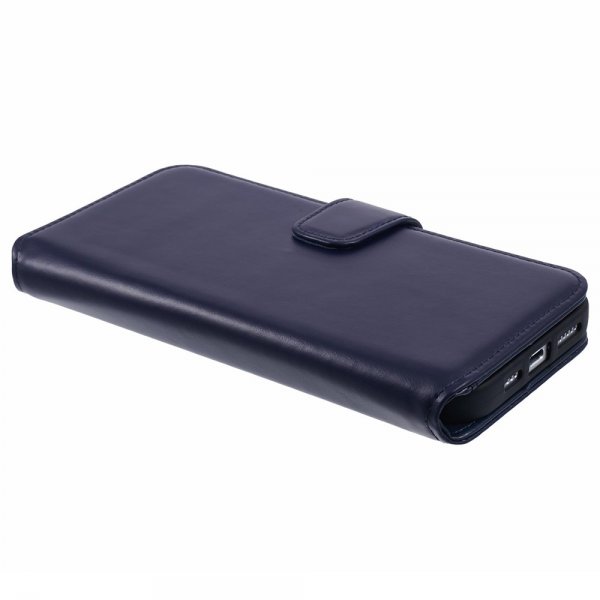Nordic Covers iPhone 16 Pro Etui Essential Læder Heron Blue