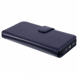 Nordic Covers iPhone 16 Pro Etui Essential Læder Heron Blue
