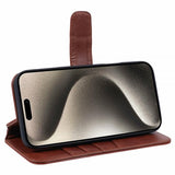 Nordic Covers iPhone 16 Pro Cover Essential Leather Maple Brown