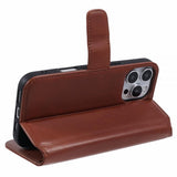 Nordic Covers iPhone 16 Pro Cover Essential Leather Maple Brown