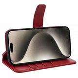 Nordic Covers iPhone 16 Pro Cover Essential Læder Poppy Red
