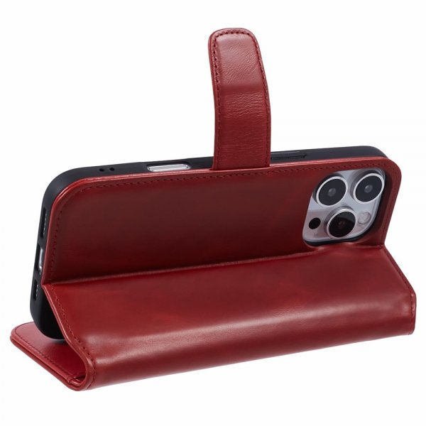 Nordic Covers iPhone 16 Pro Cover Essential Læder Poppy Red