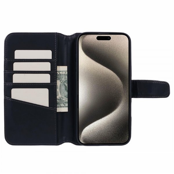 Nordic Covers iPhone 16 Pro Cover Essential Læder Raven Black