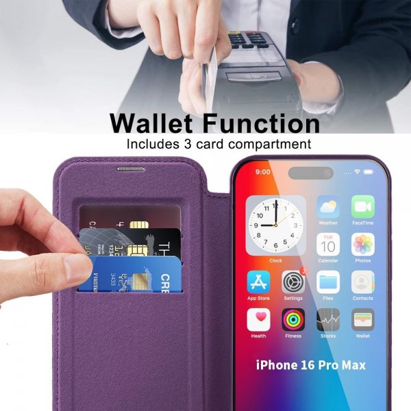 iPhone 16 Pro Cover MagSafe Lilla