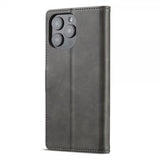 Lc.Imeeke iPhone 16 Pro Cover med Kortlomme og Stativfunktion Grå
