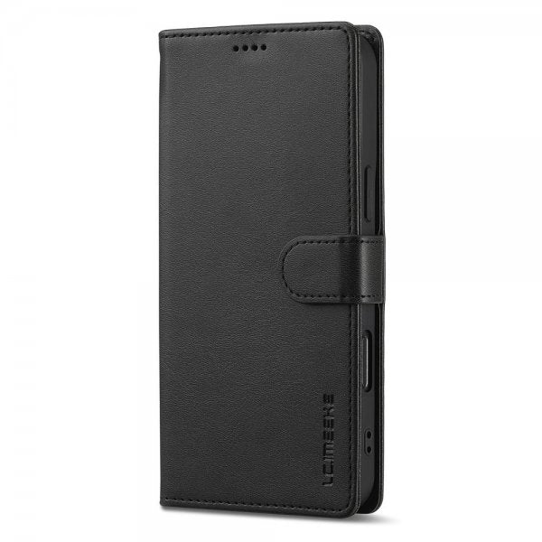 Lc.Imeeke iPhone 16 Pro Cover med Kortlomme Standerfunktion Sort