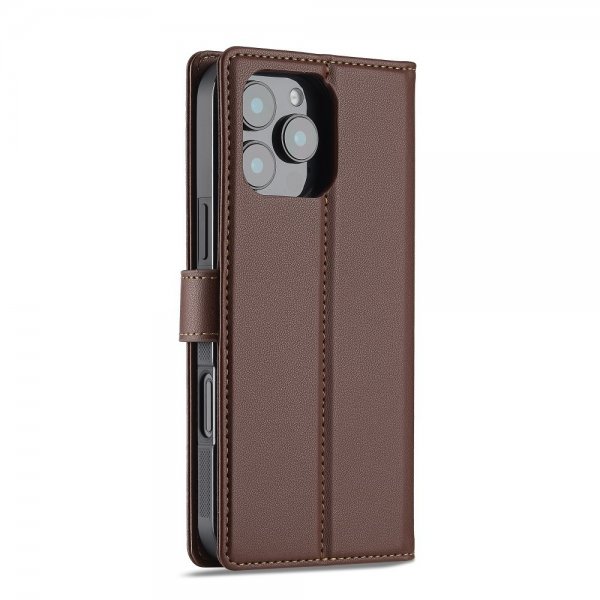 Lc.Imeeke iPhone 16 Pro Cover med Aftageligt Skal L2 Series MagSafe Brun
