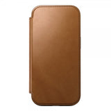 Nomad iPhone 16 Pro Cover Modern Leather Folio English Tan