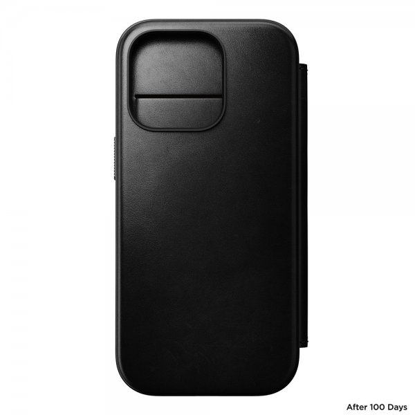 Nomad iPhone 16 Pro Cover Modern Leather Folio Horween Sort