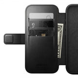 Nomad iPhone 16 Pro Cover Modern Leather Folio Horween Sort