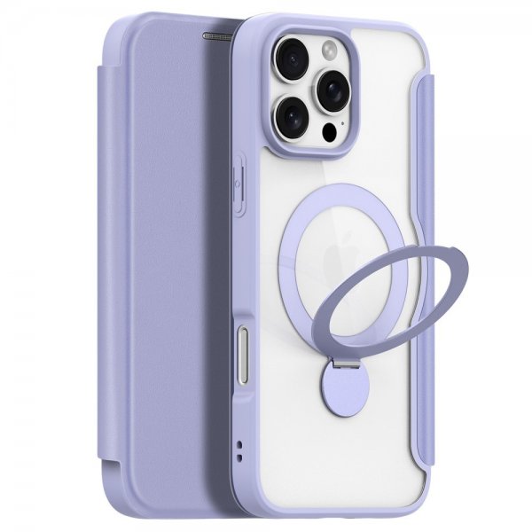 Dux Ducis iPhone 16 Pro Cover Skin X Pro Series Kickstand MagSafe Lilla