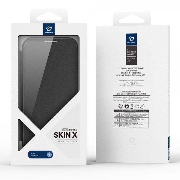 Dux Ducis iPhone 16 Pro Cover Skin X Pro Series MagSafe Sort