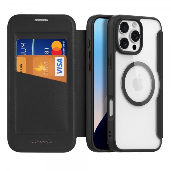 Dux Ducis iPhone 16 Pro Cover Skin X Pro Series MagSafe Sort