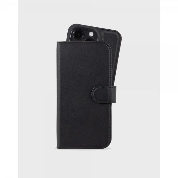 holdit iPhone 16 Pro Fodral Wallet Case Magnet Plus Sort