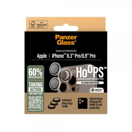 PanzerGlass iPhone 16 Pro/iPhone 16 Pro Max Kameraprotector Hoops Transparent