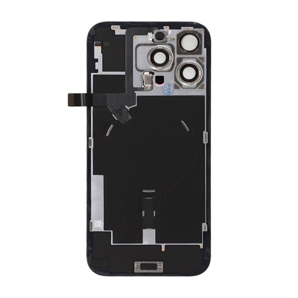 iPhone 16 Pro Max Bagside Glas - Sort