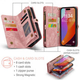 CaseMe iPhone 16 Pro Max Etui 008 Series Aftagelig Cover Rose