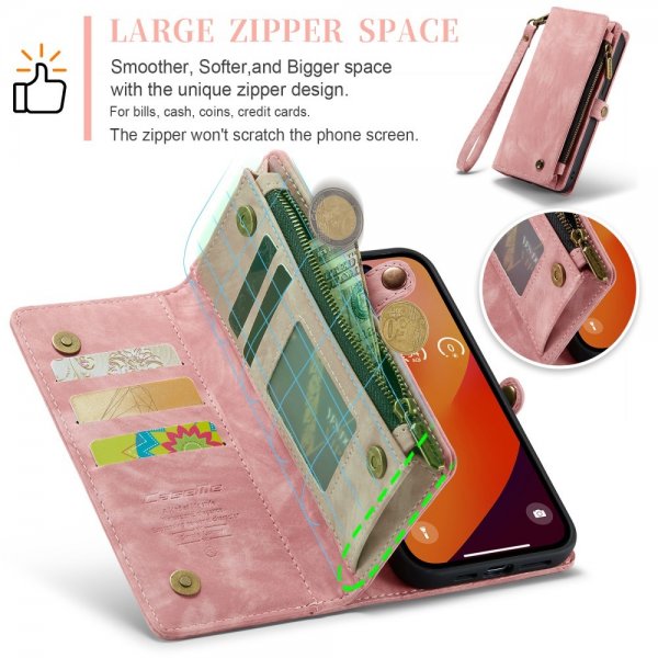 CaseMe iPhone 16 Pro Max Etui 008 Series Aftagelig Cover Rose