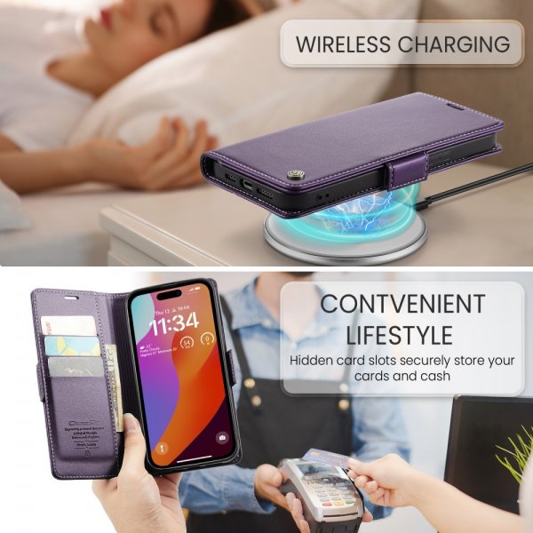 CaseMe iPhone 16 Pro Max Cover 023 Series Lilla